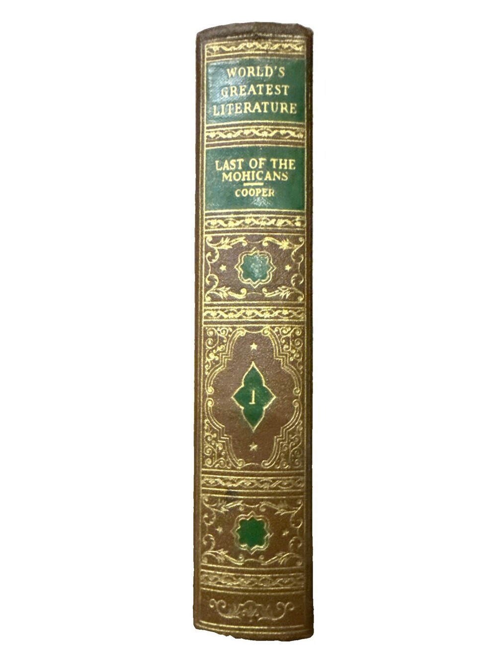 1936 Worlds Greatest Literature Book Vol. 1 The Last of the Mohicans J.F. Cooper
